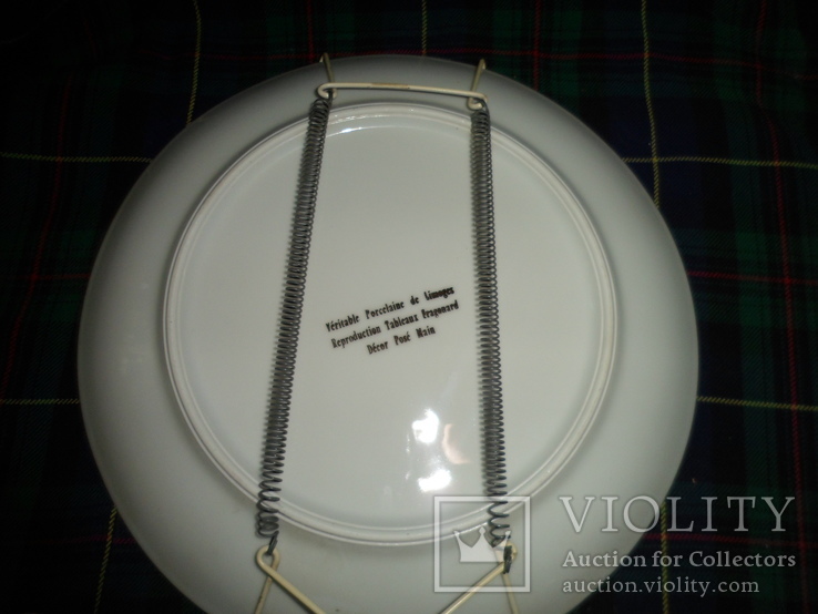 Настенная тарелка  Качели Limoges, фото №6