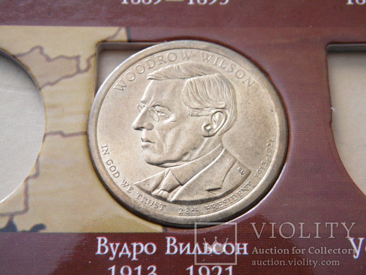 1 долар США 2013 D Томас Вудро Вільсон