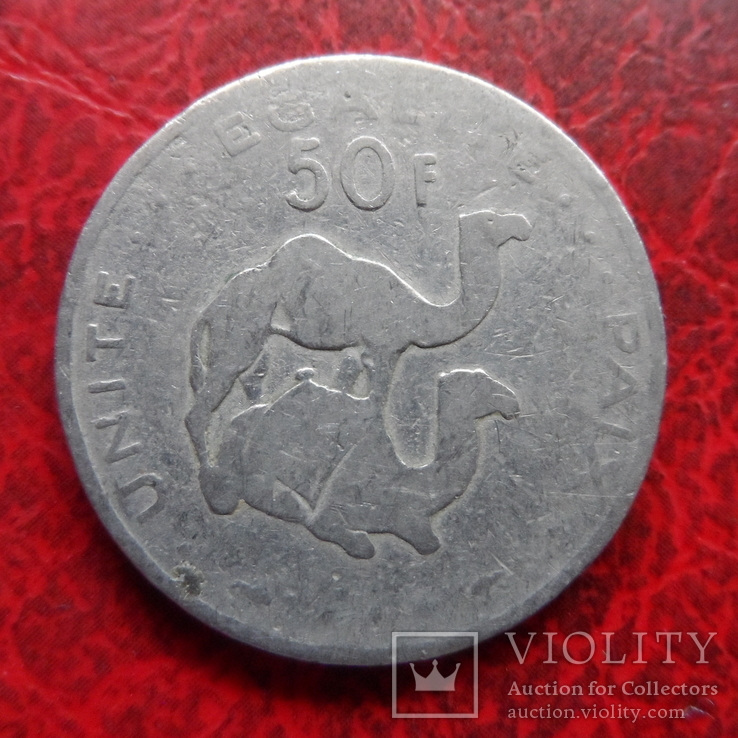 50 франков 1977  Джибути  ($5.5.19)~, фото №2