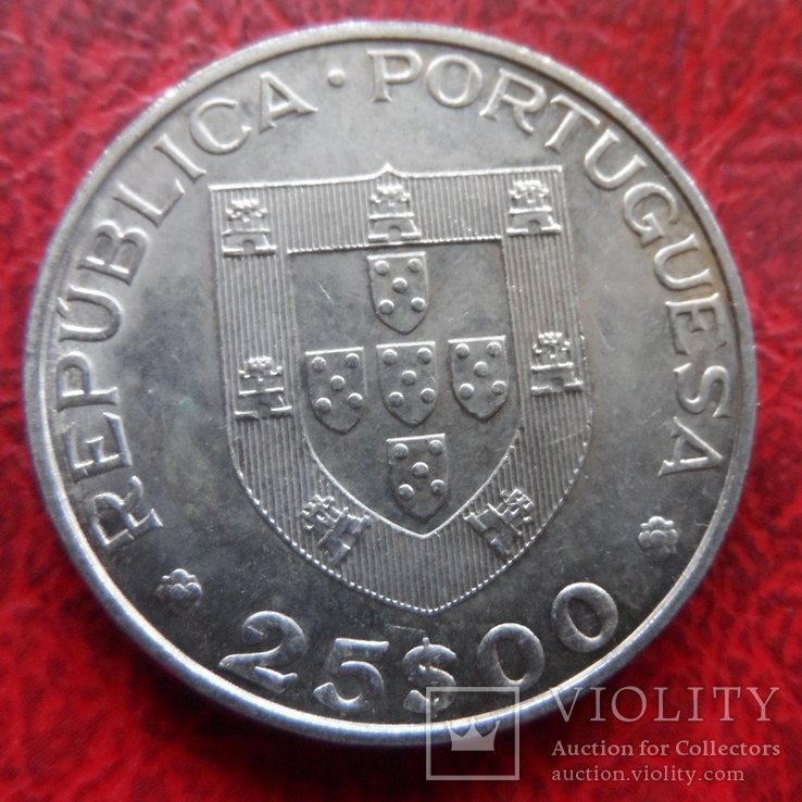 25 эскудо 1986  Португалия   ($5.7.14)~, фото №3