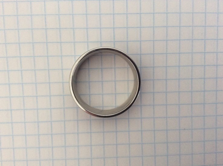 Мужское стильное кольцо. Р. 21 (d-22mm), фото №6