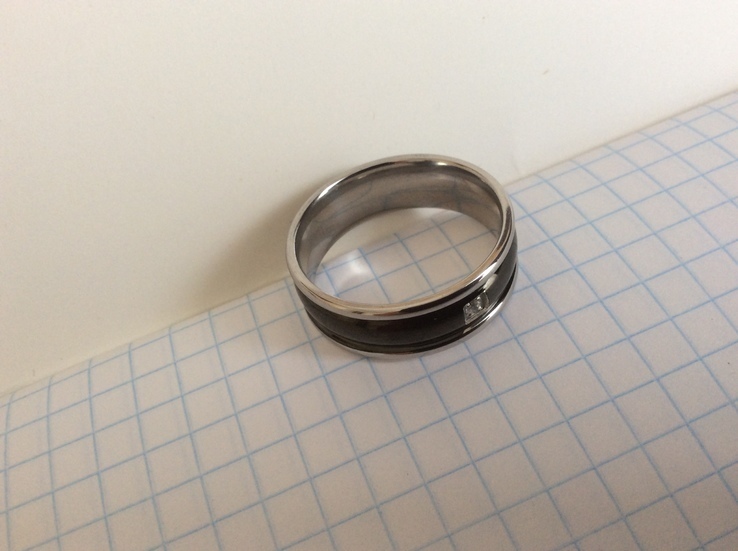 Мужское стильное кольцо. Р. 21 (d-22mm), фото №8