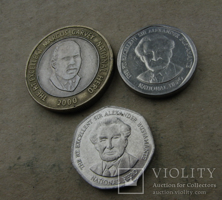 Ямайка (подборка монет)
