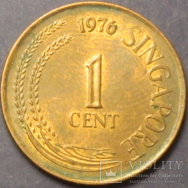 1 цент Сінгапур 1976 сталь, фото №3