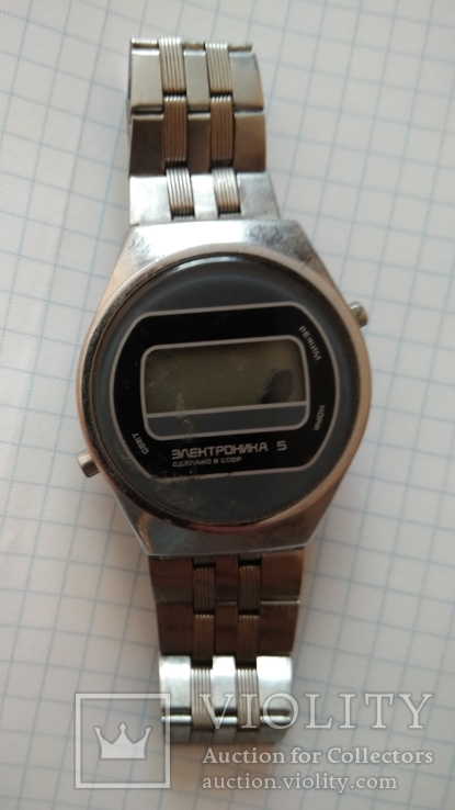 Часы Электроника 5 с браслетом, фото №2