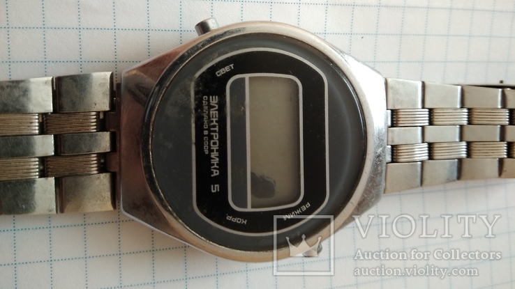 Часы Электроника 5 с браслетом, фото №8