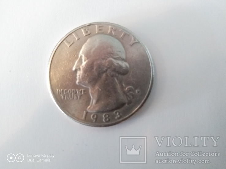 Quarter Dollar (D) Liberty. 1983., фото №7