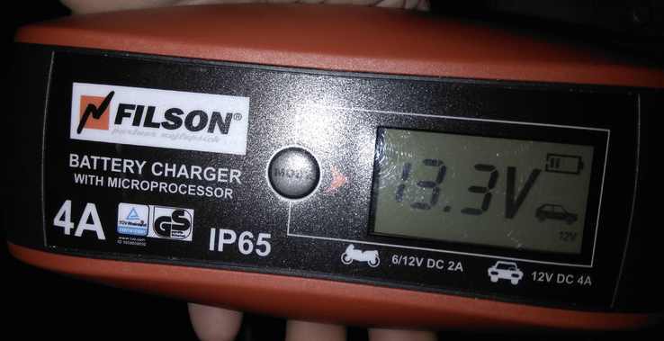  Импульсное зарядное устройство Filson 6/12 V, 4 А, фото №2