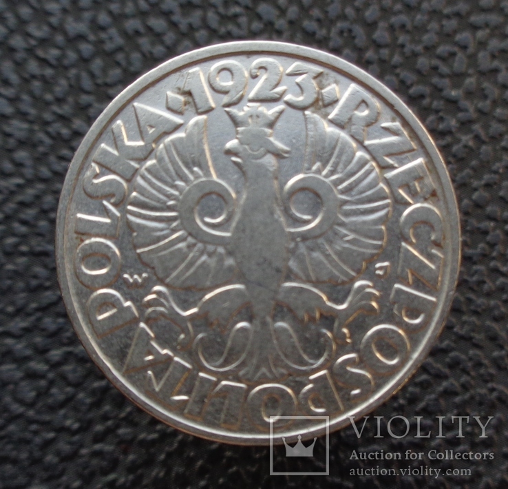 Польша 50 грош 1923, фото №3