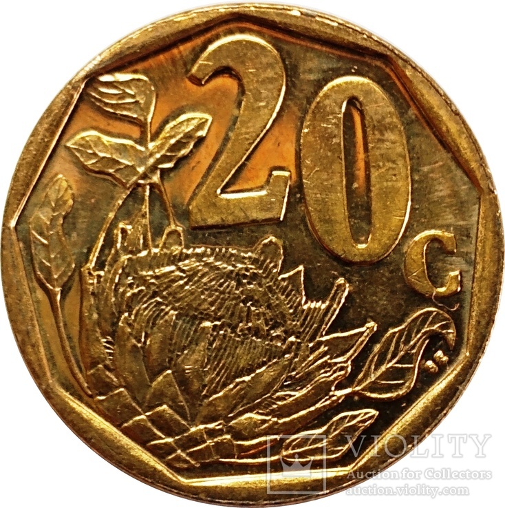 ЮАР 20 цент 2008