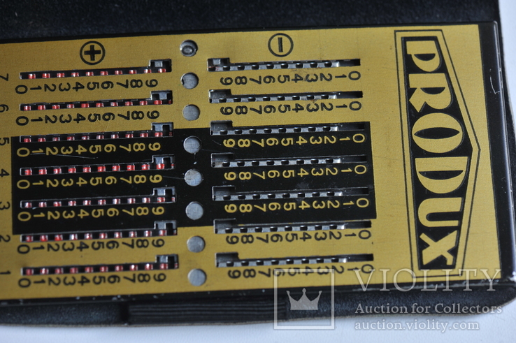 Cтаровинний калькулятор  PRODUX 30-ті роки, фото №10
