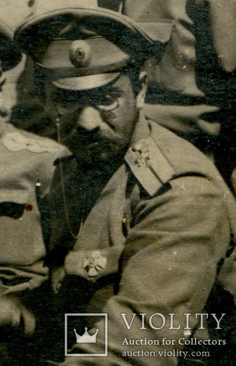 Белое движение, 1919 г. Офицеры и солдаты возле поезда., фото №6