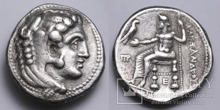 Срібна тетрадрахма Александра ІІІ Великого, 336-323 до н.е., фото №2