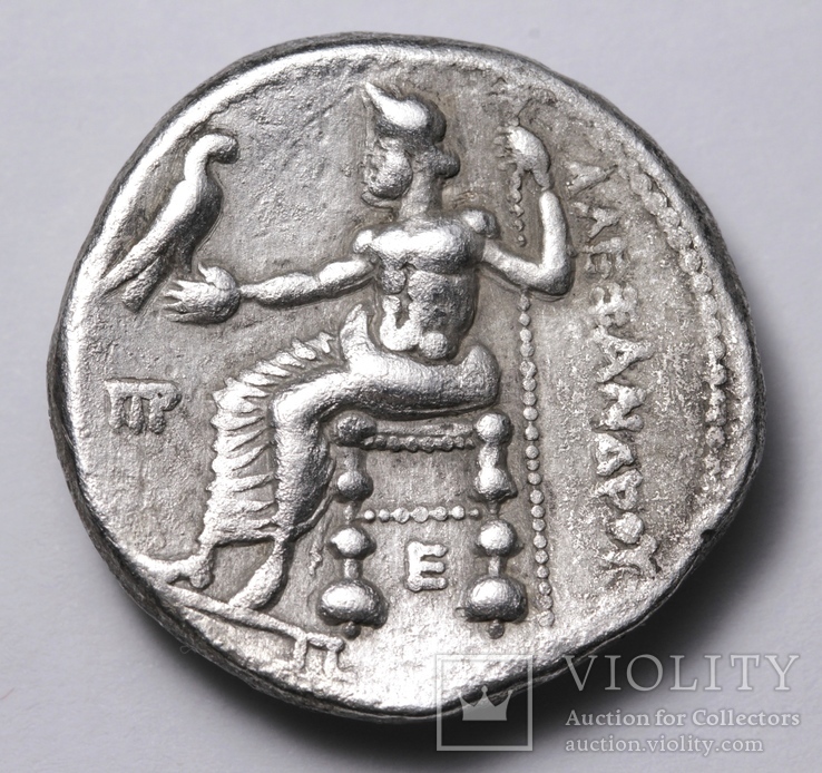 Срібна тетрадрахма Александра ІІІ Великого, 336-323 до н.е., фото №7