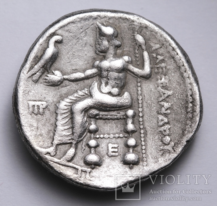 Срібна тетрадрахма Александра ІІІ Великого, 336-323 до н.е., фото №8