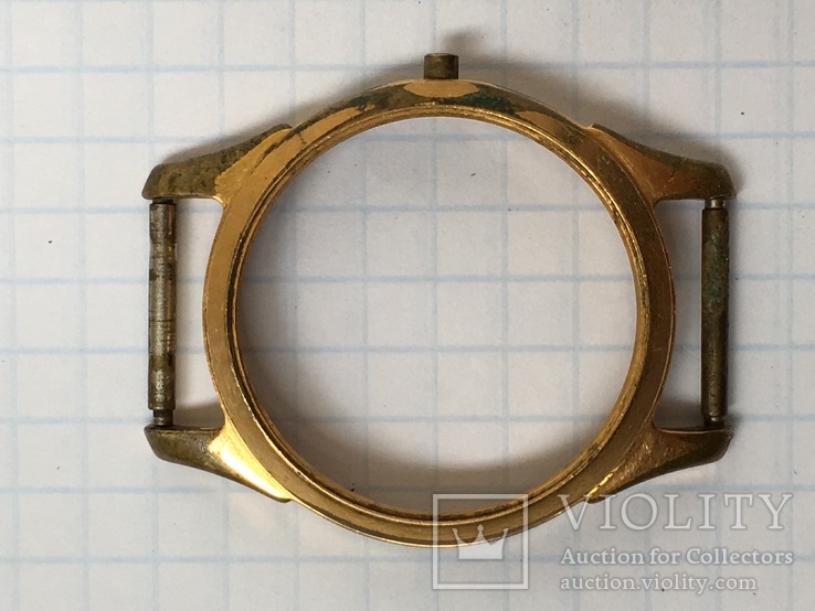 Позолоченный корпус мужских часов AU20, фото №2