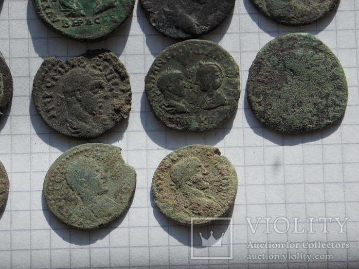 Бронза Рима. 35 монет, в том числе 10 сестерций., фото №8
