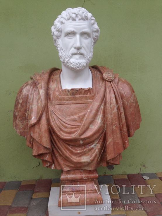 Бюст імператора Антоніна Пія, фото №4