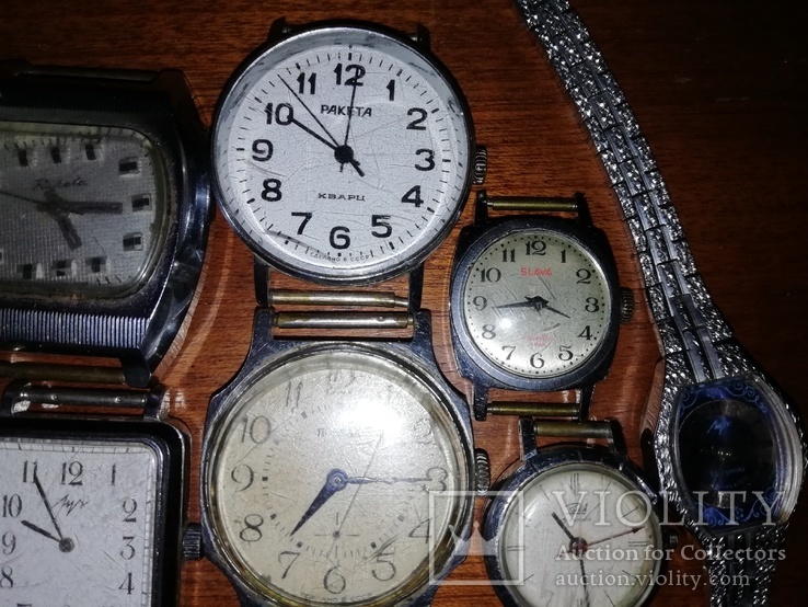 Часы наручные времён СССР.(12 штук)., фото №9