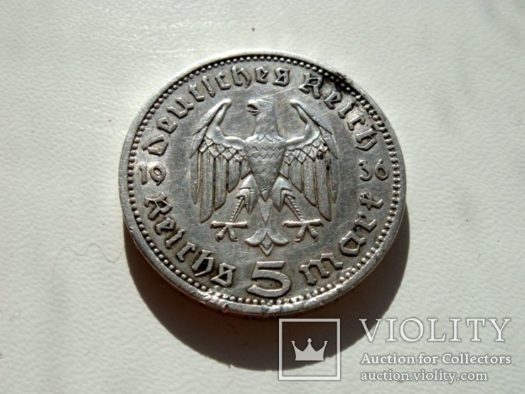 5 марок 1936 г, фото №3