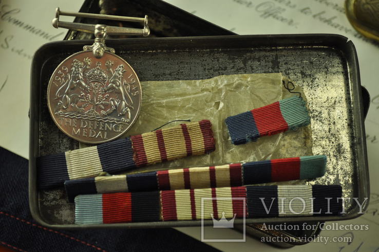 Комплект лейтенанта флота  James Main награжденого  крестом  за выдающиеся заслуги., фото №4