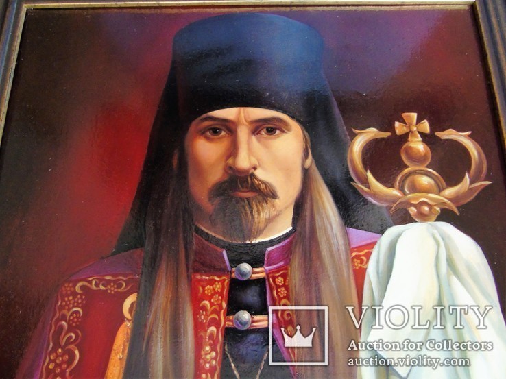 Архиепископ Курский Онуфрий. х/м. 1998 г., фото №5