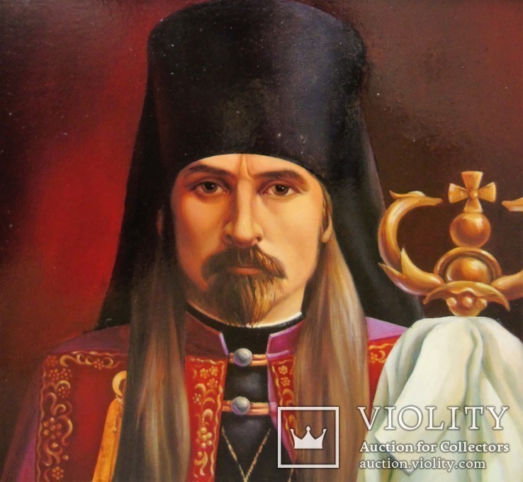 Архиепископ Курский Онуфрий. х/м. 1998 г., фото №7