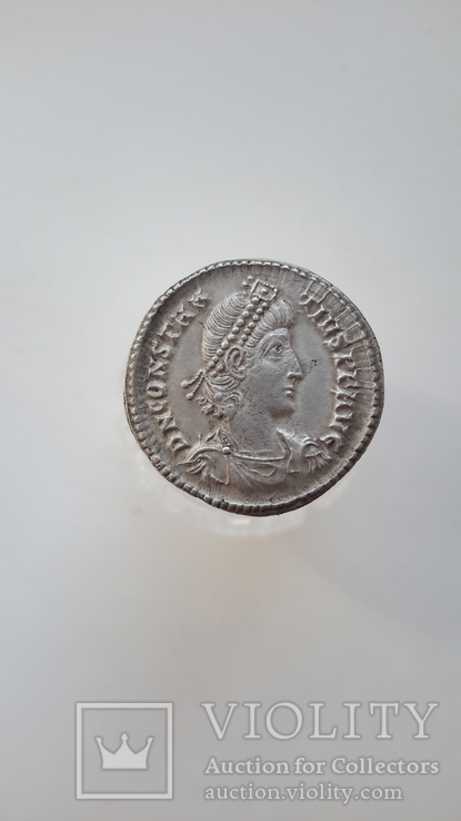 Constantius II. AD 337-361. AR Siliqua (вес-3.2 гр.), фото №5