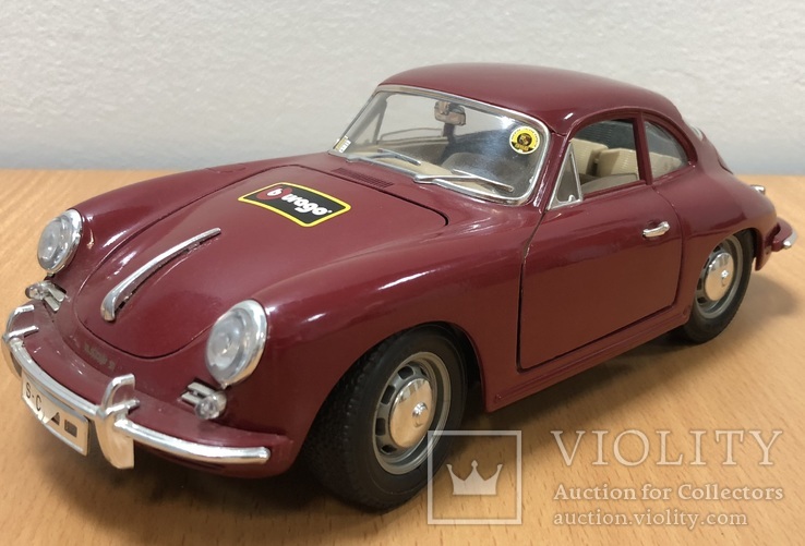 Машинка Bburago Porsche 356 B (1961) Италия