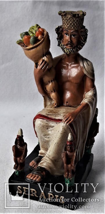 Коллекционный Бог древнего Египта Серапис (8), Великобритания, фото №8