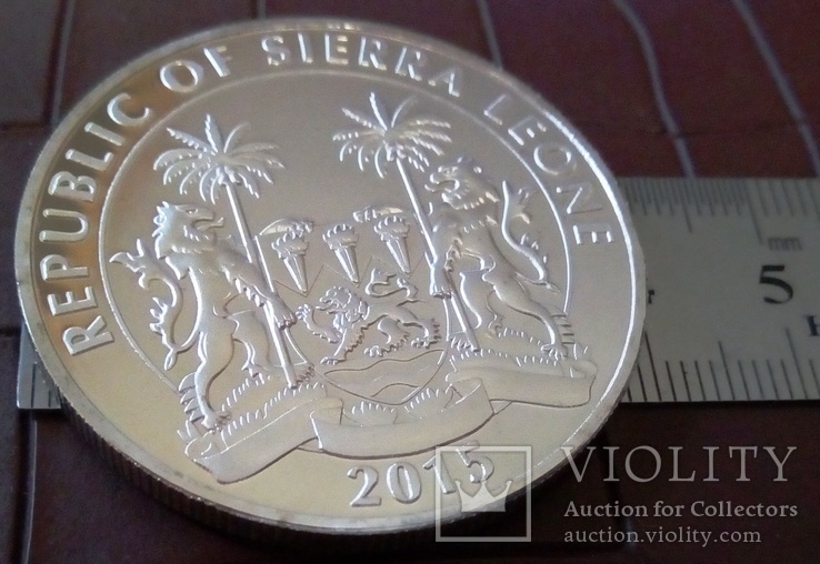 1 долар  2015 року  Сьєра Леоне /посрібнення 999/, фото №4