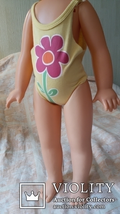 Кукла СССР 60см голубоглазая с клеймом, фото №6