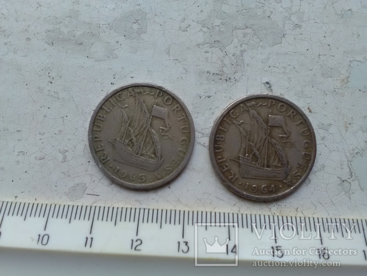 Две монетки с корабликом, фото №3