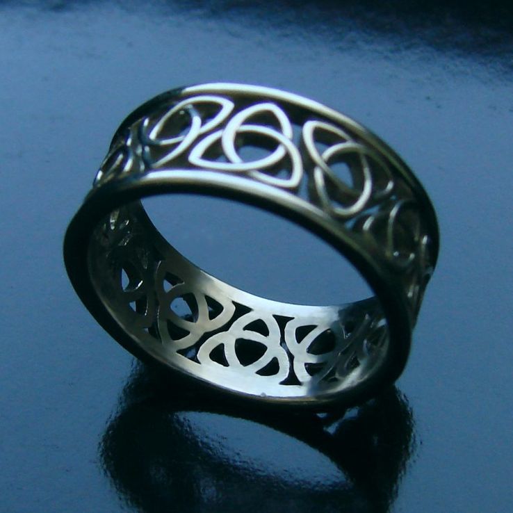 Трикветр. Триглав. Кольцо с кельтским узором ( Trinity Knot), фото №2
