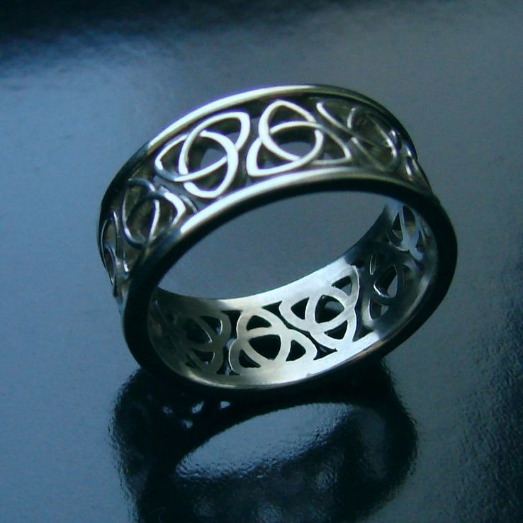 Трикветр. Триглав. Кольцо с кельтским узором ( Trinity Knot), фото №3