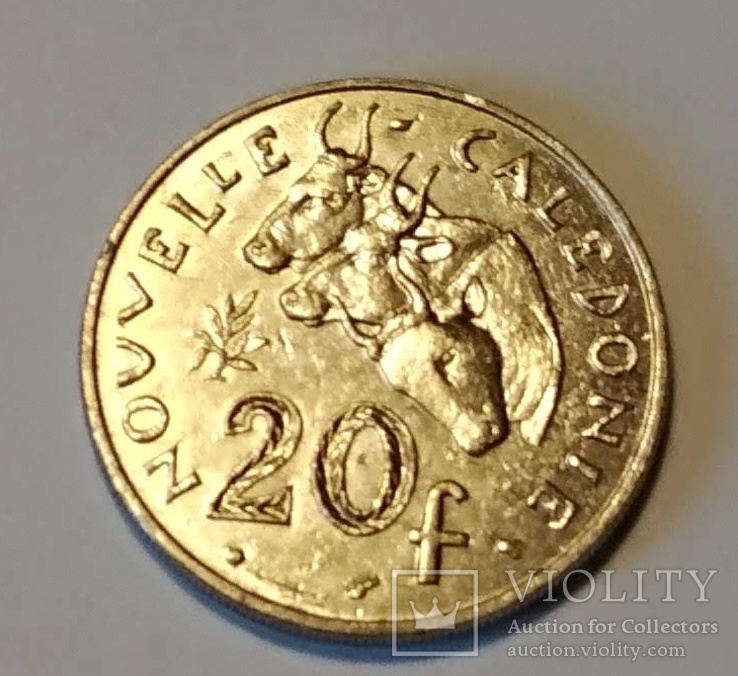 Новая Каледония 20 франков 2000, фото №3