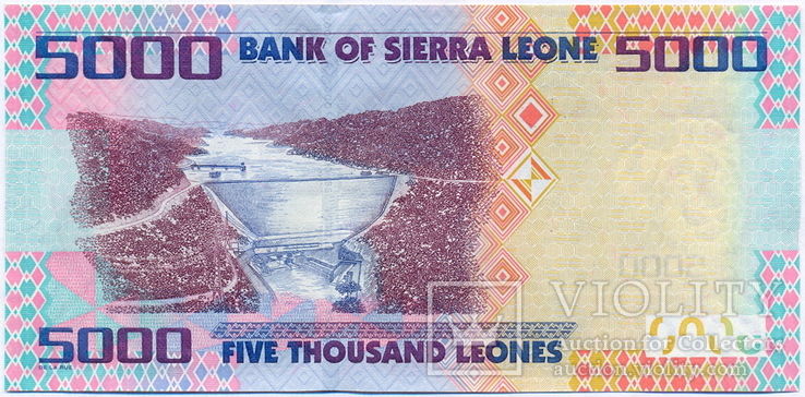 Сьерра-Леоне 5000 леоне 2013 Pick-32 UNC, фото №3
