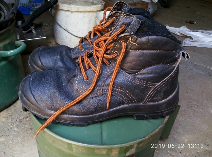 Спец ботинки кожаные антистатические,маслостойкие 44рр, фото №2