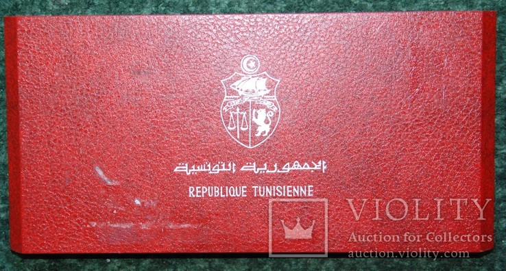 Набор монет Туніс в коробці, фото №2