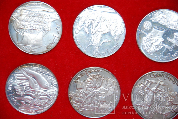 Набор монет Туніс в коробці, фото №7