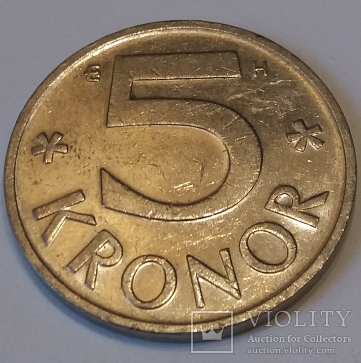 Швеція 5 крон, 2004, фото №2