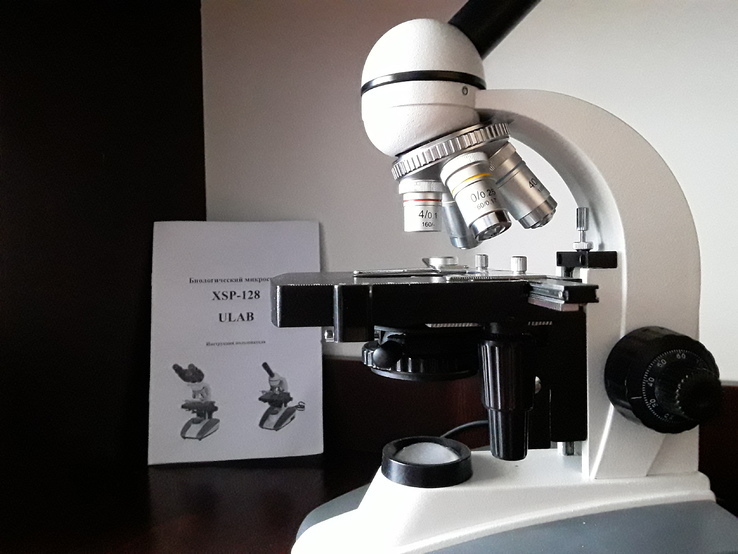 Микроскоп биологический ulab xsp-128m, фото №2
