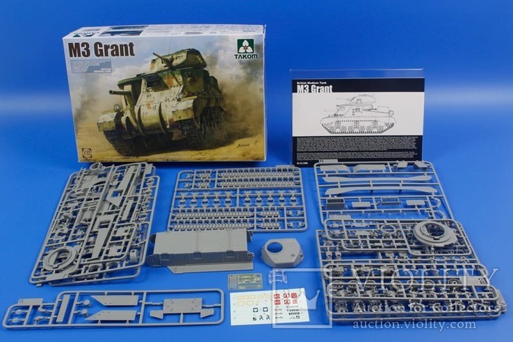 Средний танк M3 Grant Takom 1/35, фото №5