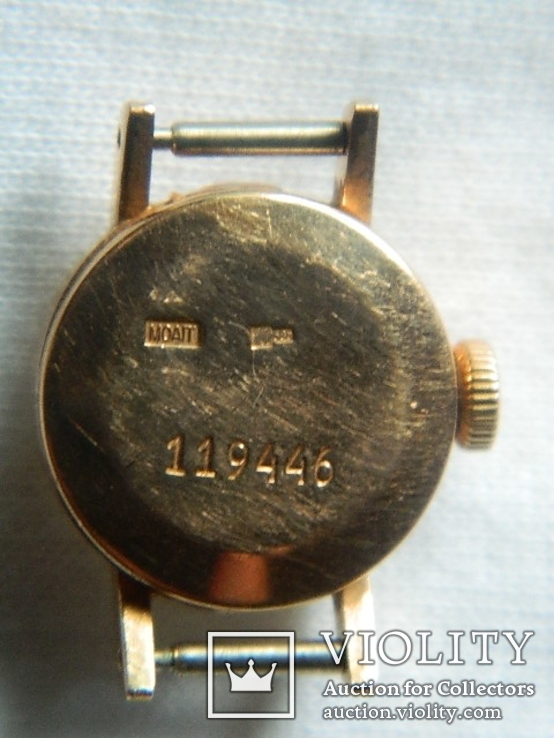 Часы женские Мактайм ( № 119446), золотые, проба 585°, фото №5