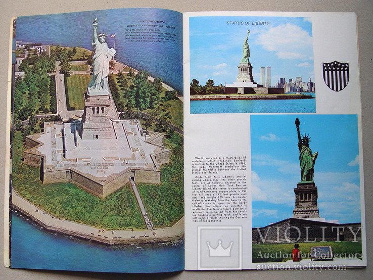 Сувенирная книга "New York City" с башнями-близнецами (1960-70 гг.), фото №7