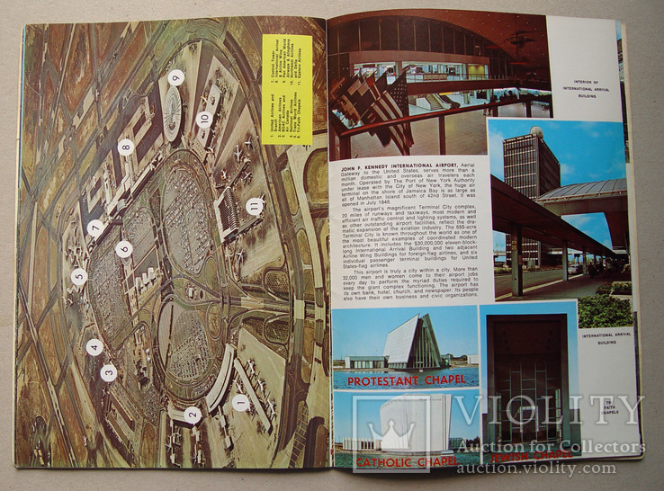 Сувенирная книга "New York City" с башнями-близнецами (1960-70 гг.), фото №10