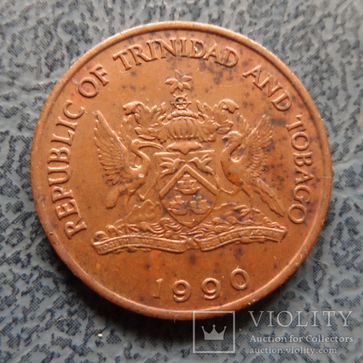 5 центов 1990  Тринидад и Тобаго     (,9.6.3)~, фото №3