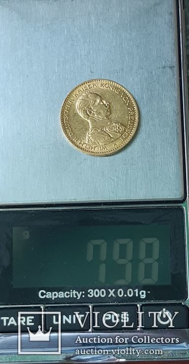 Золото 20 марок 1914 г. Пруссия, фото №10