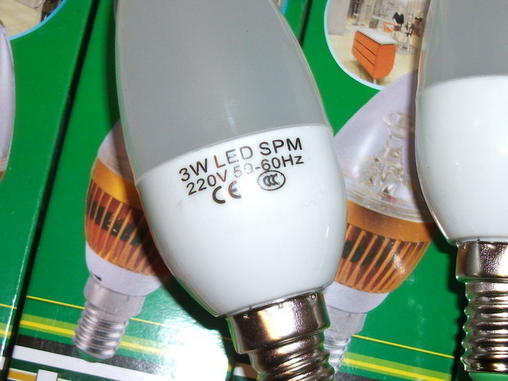  Лот LED лампа 3w E14, photo number 4