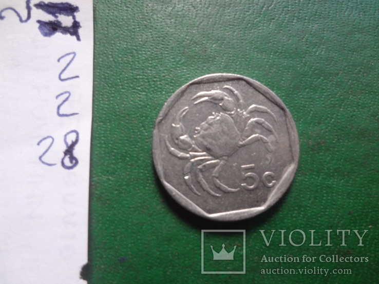 5 центов  1995  Мальта    (2.2.28)~, фото №4